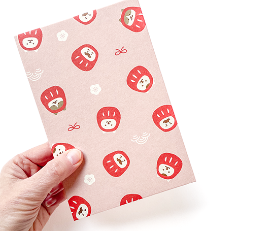 Carnet en accordéon - Daruma