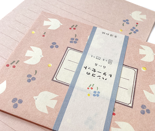 Set de papier à lettres - Colombes