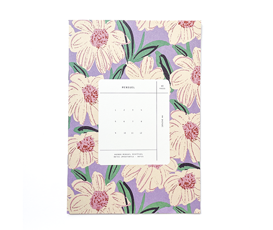 Season Paper - carnet mensuel non daté - Joy