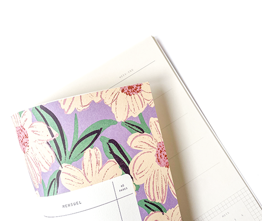 Season Paper - carnet mensuel non daté - Joy