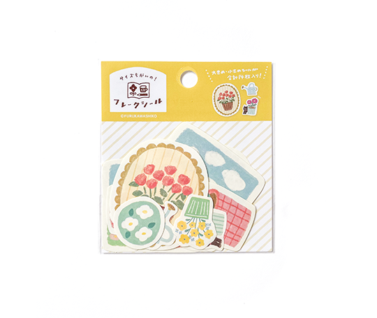 Autocollants "flake" - Plantes, arrosoir