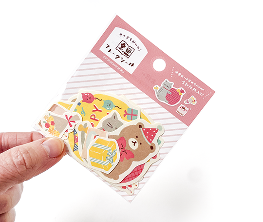 Autocollants "flake" - Joyeux anniversaire