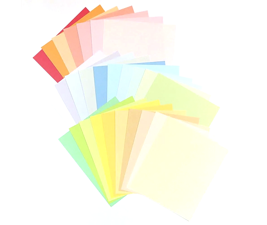 Set de papier à lettres multicolore