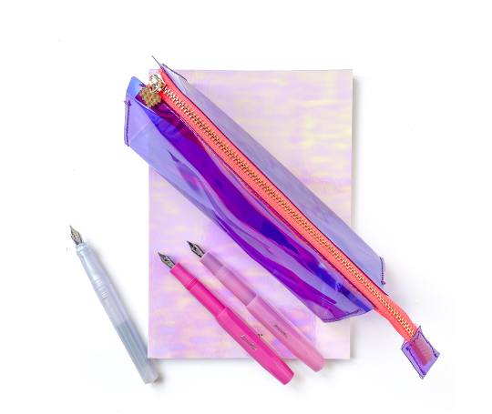 Plumier holographique - Lilas