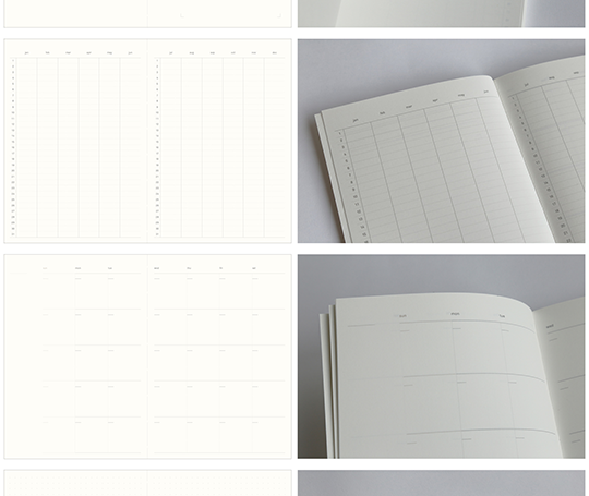 Planificateur mensuel et notes - yy mm dd