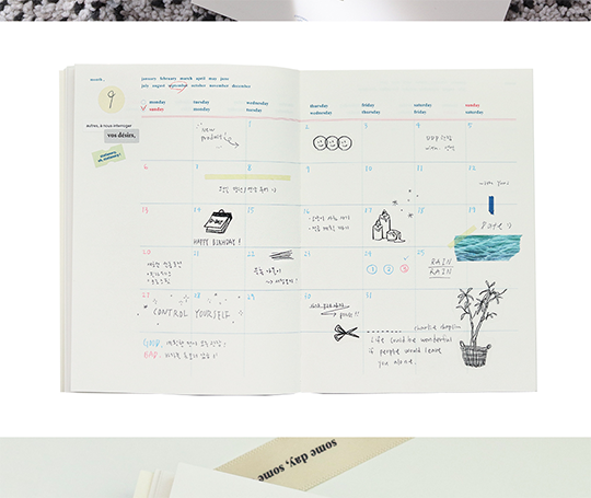 Planificateur semainier - Forest
