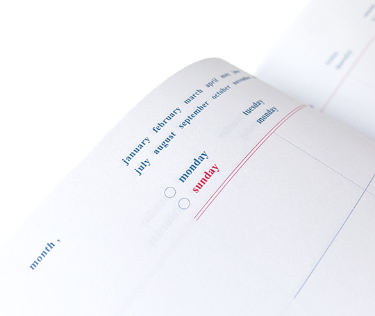 Planificateur semainier - Forest