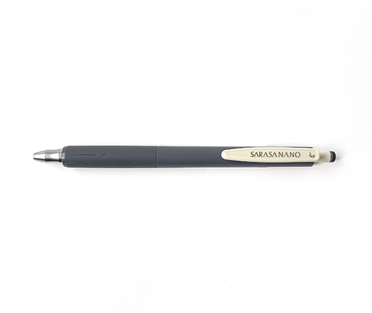 Stylo gel Sarasanano 0.3 mm - Dark Grey