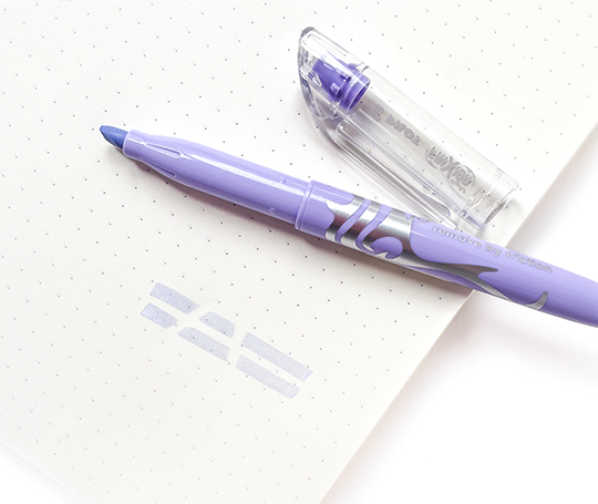 Pilot Frixion Light - Surligneur à encre effaçable - Violet Pastel