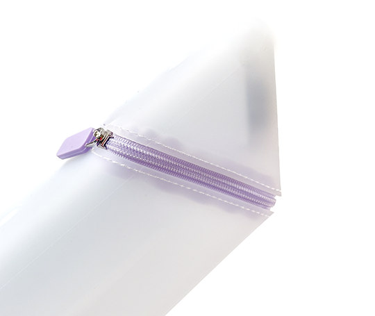 Trousse triangle Kakusta en silicone - Translucide