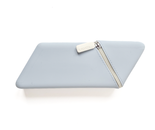 Trousse triangle Kakusta Slim en silicone - Bleu ciel