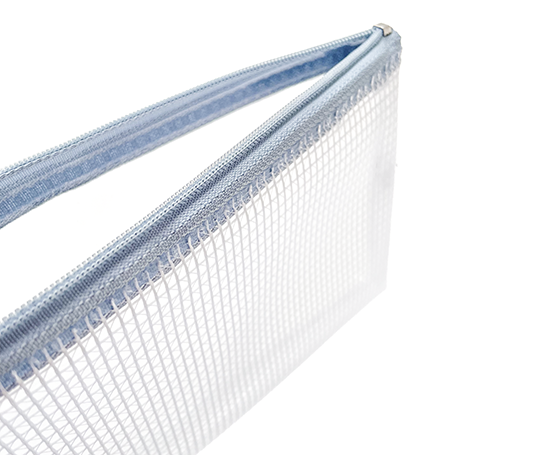 Trousse transparente Kept - Bleu