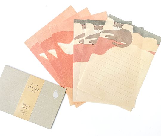 Set de papier à lettres - Cats illustré par Mula
