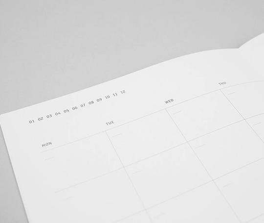 Planner Klasyk non daté - Pumpkin