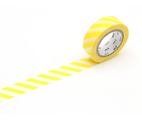 MT basic - washi tape Rayures jaunes