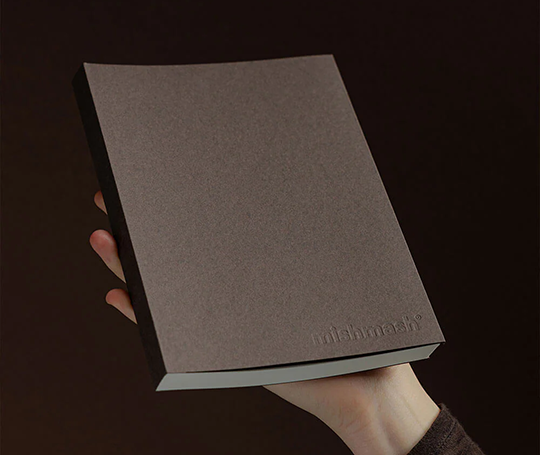 Mishmash - carnet Naked A5 - Deep Brown