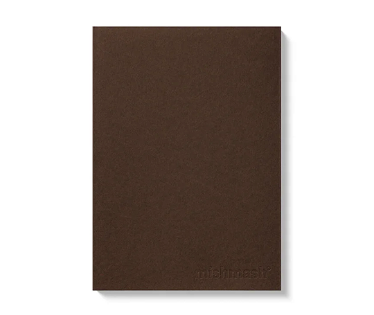 Mishmash - carnet Naked A5 - Deep Brown