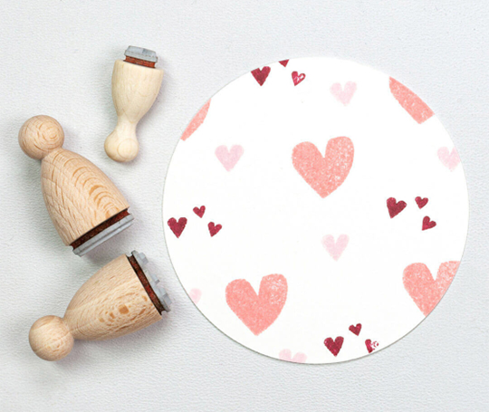 Lot de cachets - Coeurs