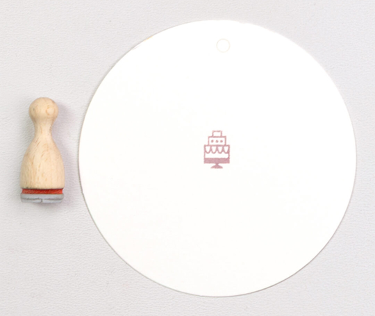 Cachet - Mini gâteau d'anniversaire