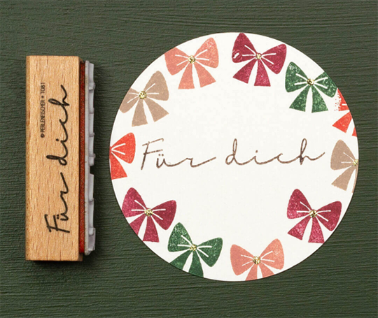 Cachet - Noeud festif