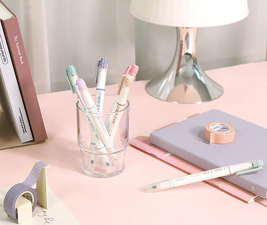 Feutres Double Line + surligneur - Lake