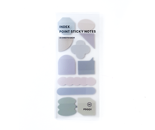 Index "Point Sticky Notes" - Foggy