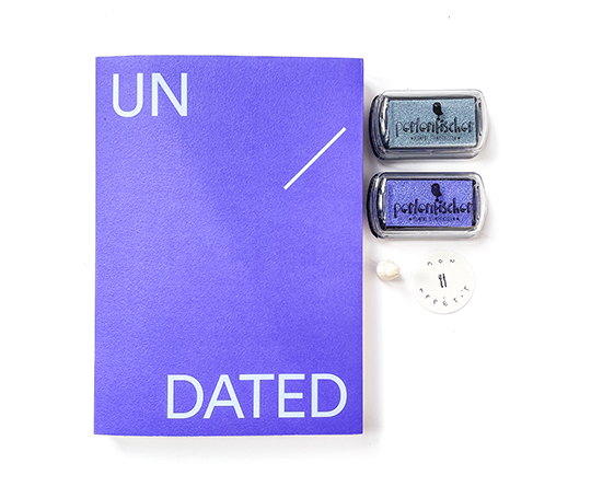 Mishmash - agenda non daté en blocs - mauve