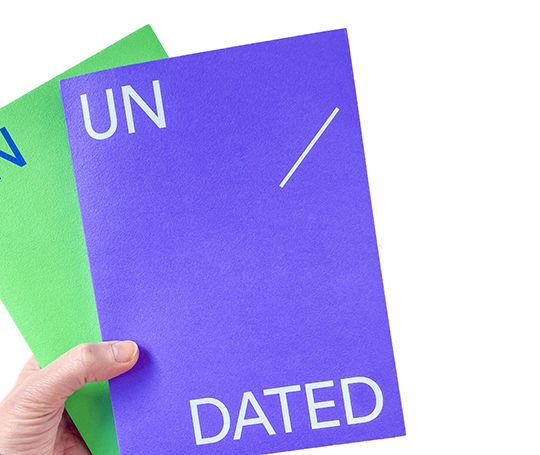 Mishmash - agenda non daté en blocs - mauve