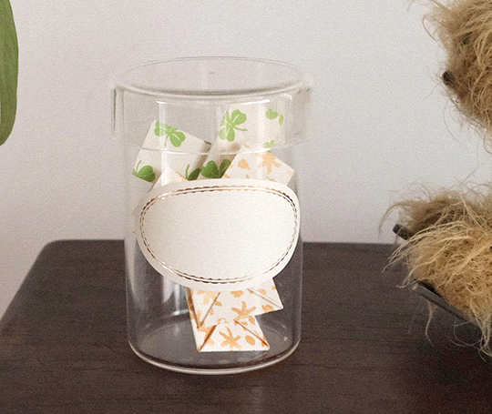 Boîte de 32 étiquettes autocollantes - Brass