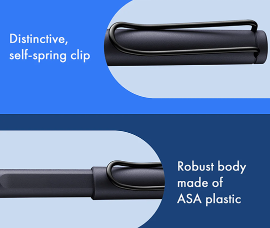 Lamy Safari roll-ink - Steel black