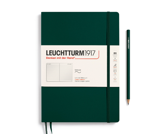 Leuchtturm carnet B5 souple - Forest Green