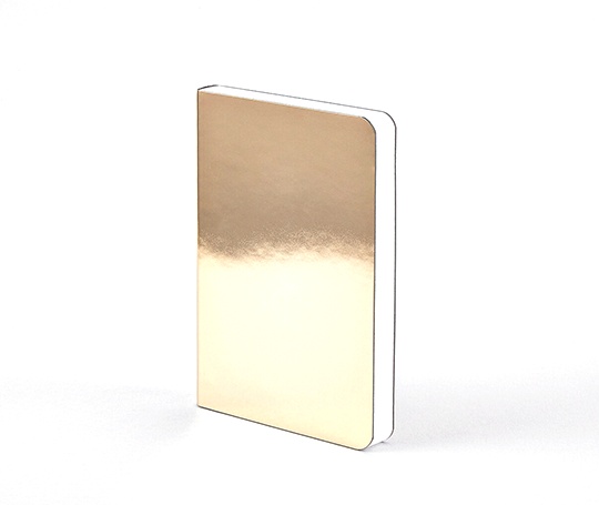 Carnet A6 à couverture souple - Shiny Starlet Doré