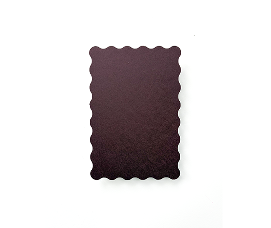 Carton A6 festonné - Claret