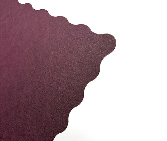 Carton A6 festonné - Claret