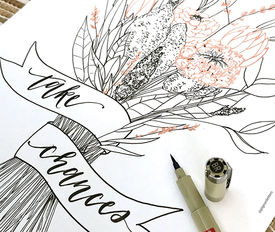 Feutre Pigma Brush