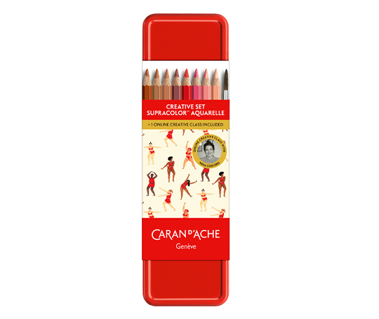 Caran d'Ache - Set créatif Nina Cosford 12 crayons Supracolor