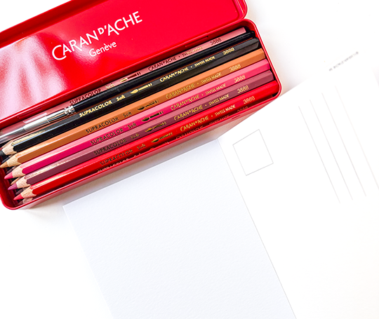 Caran d'Ache - Set créatif Nina Cosford 12 crayons Supracolor
