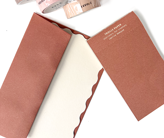 Carton A6 festonné - Natural