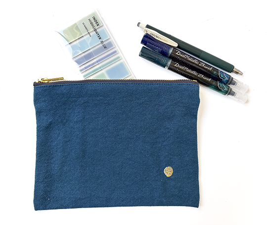 Pochette en coton - Orage