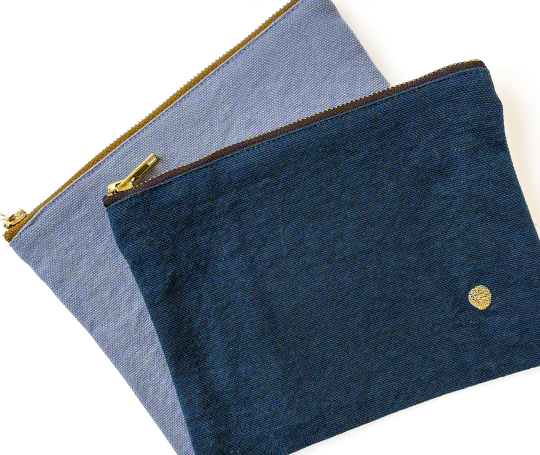 Pochette en coton - Orage