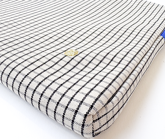 Housse en coton pour ordinateur portable 13/14 pouces - Stylo bleu