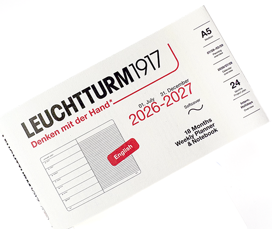 Leuchtturm agenda 26/27 A5 souple semaine & notes - Sunflower