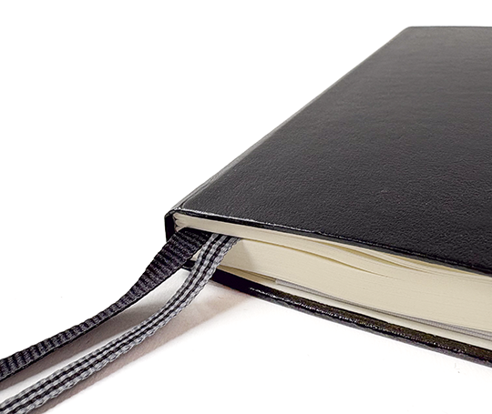 Leuchtturm agenda 26/27 A5 rigide en colonnes - Noir
