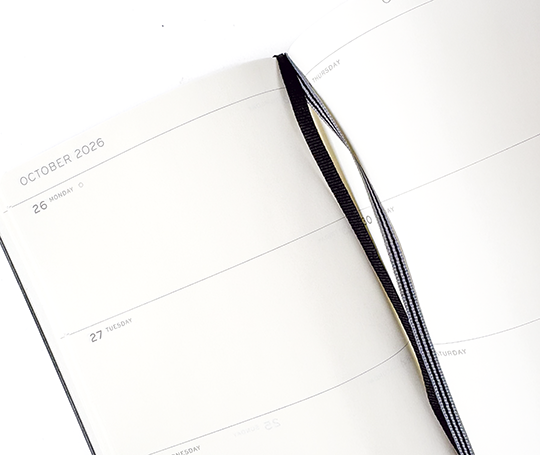 Leuchtturm agenda 26/27 A5 rigide en blocs - Forest