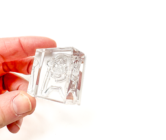 Cachet transparent - Carlin