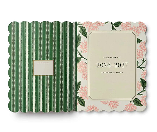 Rifle Paper Co. - Agenda académique 26/27 mensuel