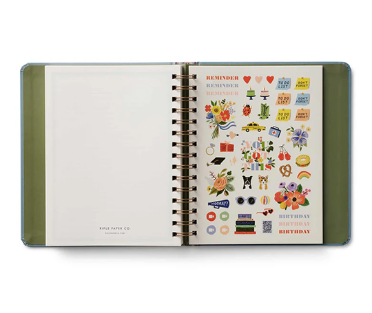Rifle Paper Co. - Agenda académique 26/27 (17 mois) Paisley