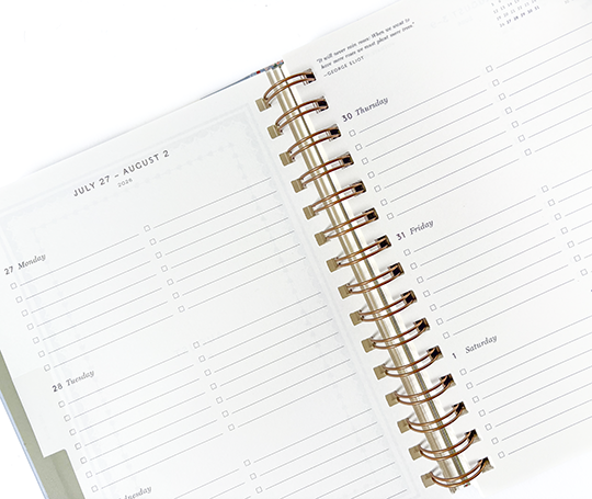 Rifle Paper Co. - Agenda académique 26/27 (17 mois) Paisley
