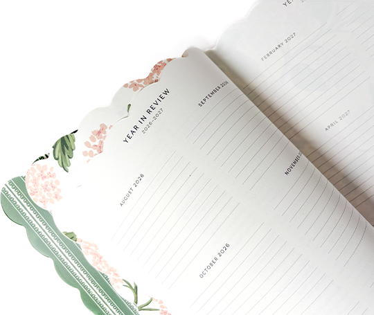 Rifle Paper Co. - Agenda académique 26/27 mensuel
