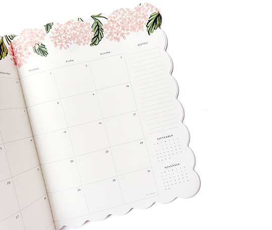 Rifle Paper Co. - Agenda académique 26/27 mensuel